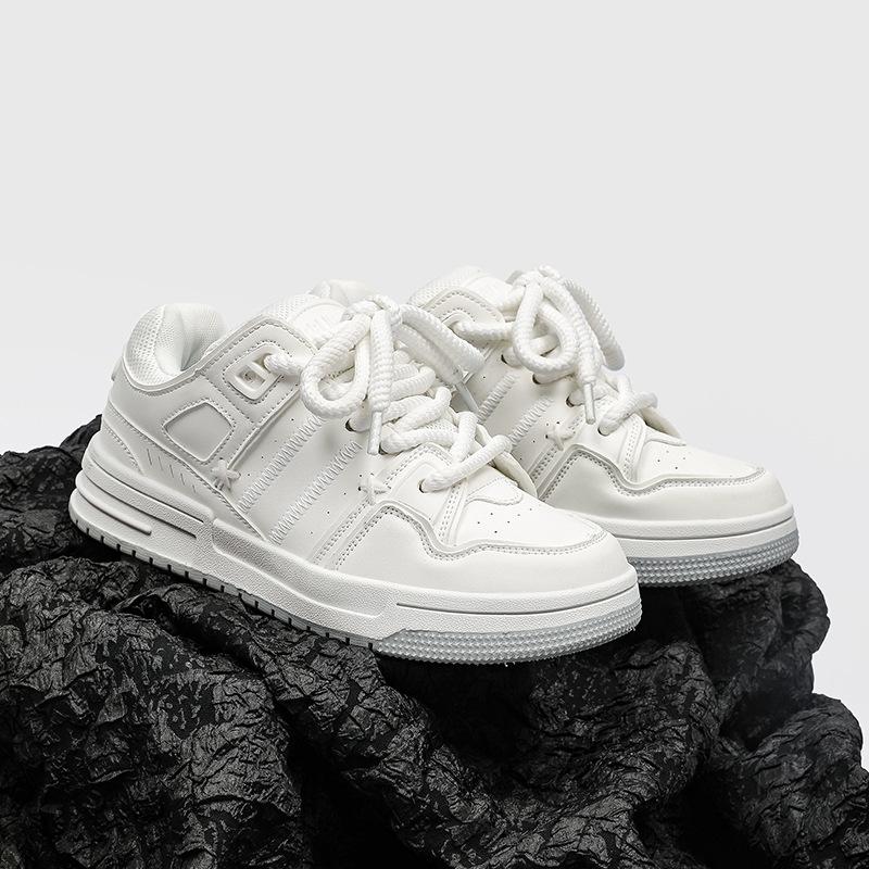 College style trendy fashion solid color casual board shoes Korean version couple low-top lace-up thick-soled niche shoes 44
College style trendy fashion solid color casual board shoes Korean version couple low-top lace-up thick-soled niche shoes 44