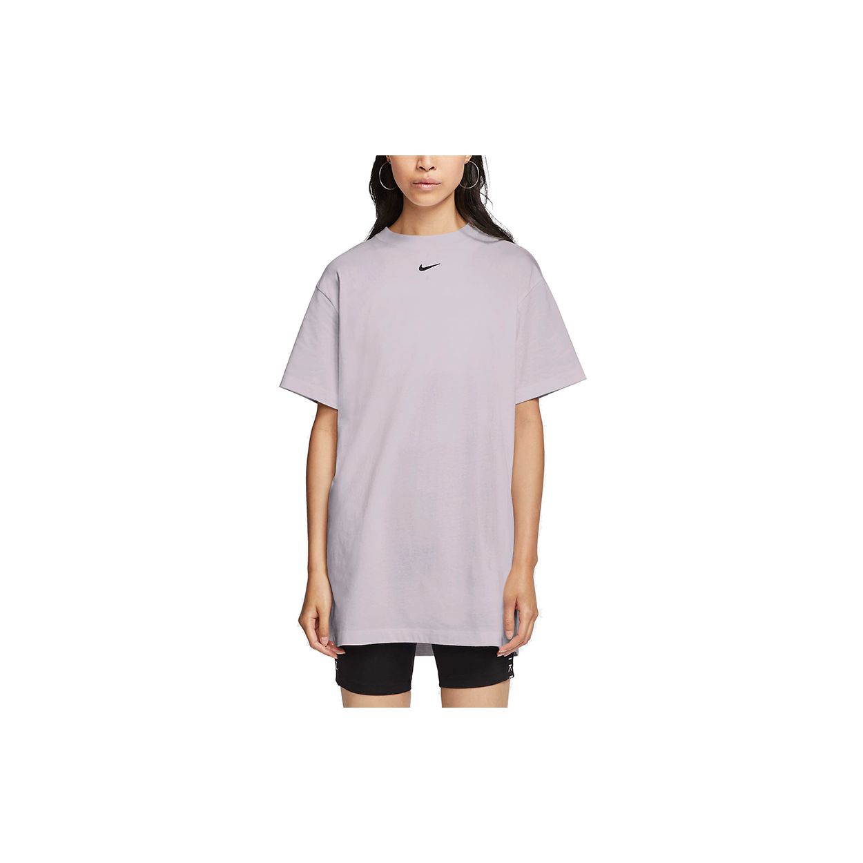 Nike Sportswear Essentials Series Logo Embroidered Sports Knit Short Sleeve Dress Women dresses Light-Purple CJ2243-511 S
Nike Sportswear Essentials Series Logo Embroidered Sports Knit Short Sleeve Dress Women dresses Light-Purple CJ2243-511 S