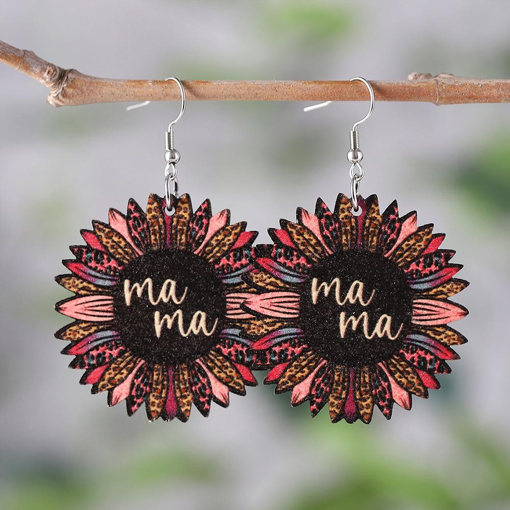Double-Sided Wood Sunflower Earrings: Leopard Print Tassel Design, Perfect Mother s Day Gift
Double-Sided Wood Sunflower Earrings: Leopard Print Tassel Design, Perfect Mother s Day Gift