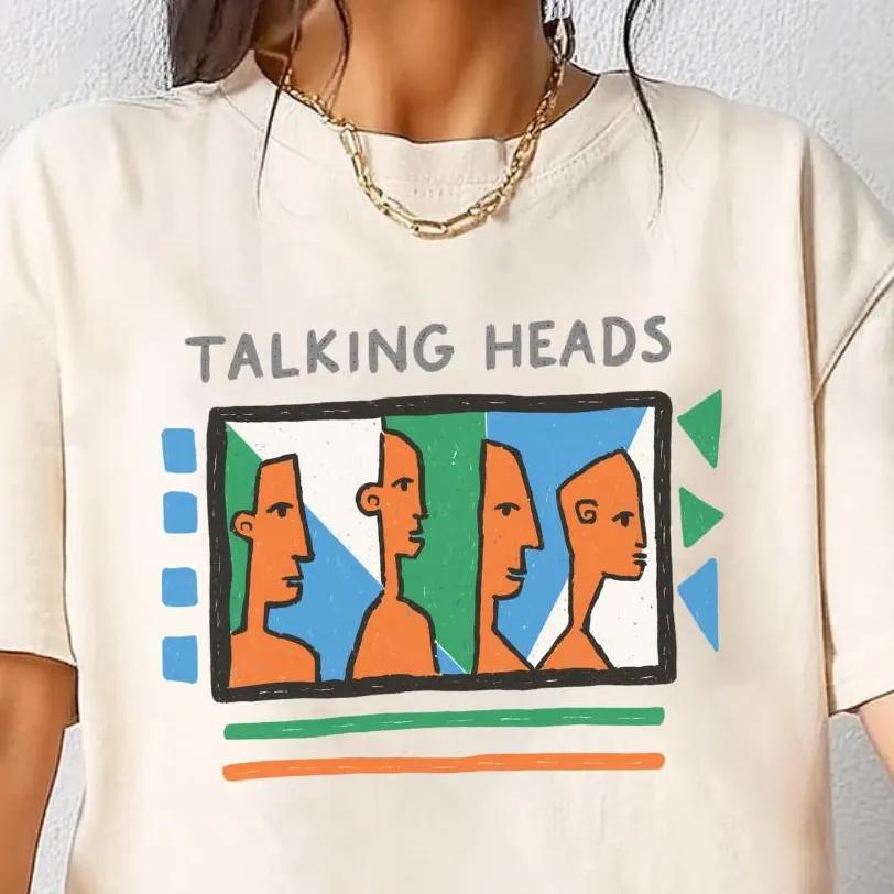 Plus Size Summer Womens Vintage Talking Heads TShirt Cotton Breathable Stylish Versatile Street Style Oversized 4XL
Plus Size Summer Womens Vintage Talking Heads TShirt Cotton Breathable Stylish Versatile Street Style Oversized 4XL