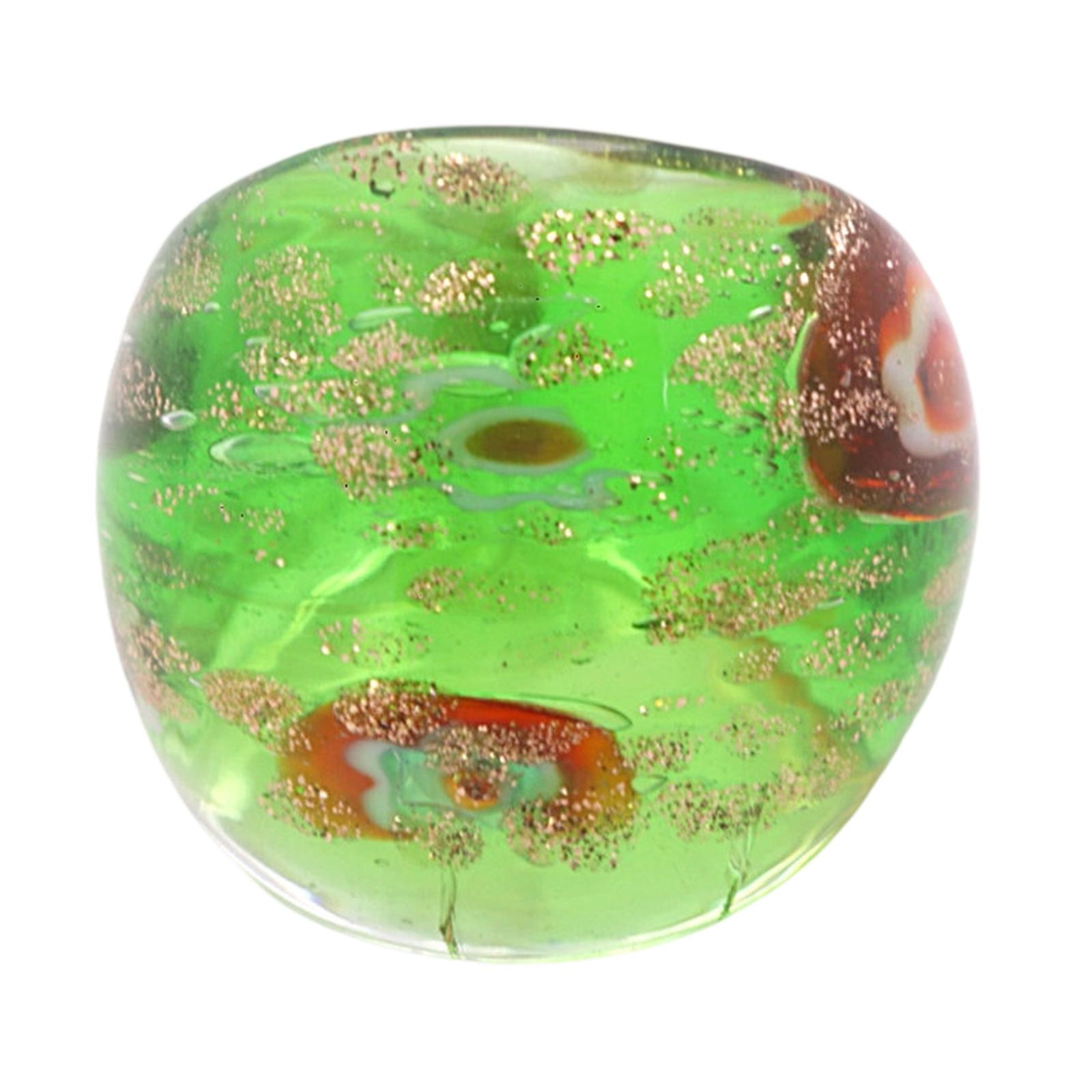 Элегантное этническое стеклянное кольцо Элегантный подарок ручной работы Красочные кольца для пальцев для повседневной носки и особых случаев зелёный
Элегантное этническое стеклянное кольцо Элегантный подарок ручной работы Красочные кольца для пальцев для повседневной носки и особых случаев зелёный