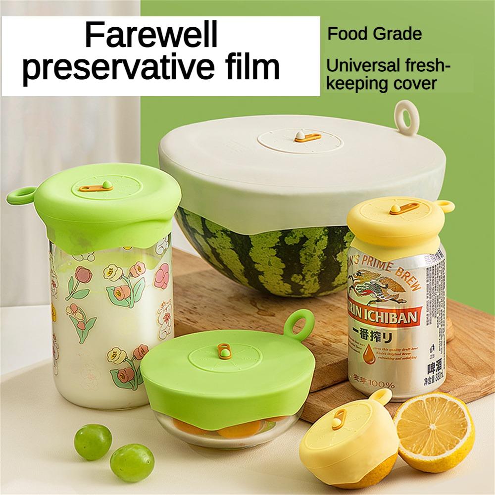 Food Grade Silicone Fresh-keeping Lid Household Universal Cover Bowl Lid High Temperature Resistant Round Sealing Cover Portable
Food Grade Silicone Fresh-keeping Lid Household Universal Cover Bowl Lid High Temperature Resistant Round Sealing Cover Portable