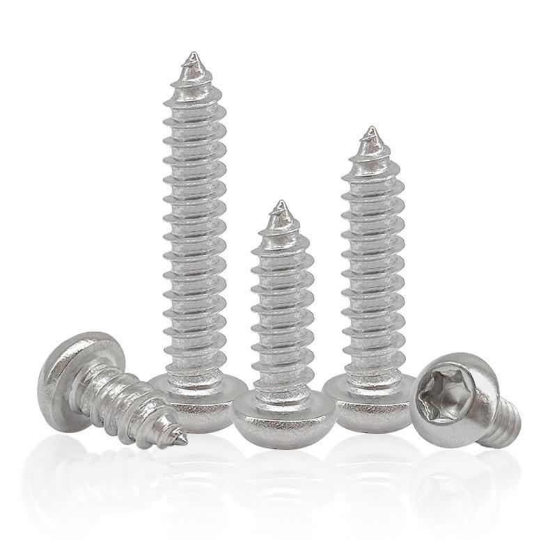 304 Stainless Steel Star Drive Self-Tapping Wood Screws: Pan Head, Inner Hexagon, Sizes M2-M6 ST3X14 (50 pieces)
304 Stainless Steel Star Drive Self-Tapping Wood Screws: Pan Head, Inner Hexagon, Sizes M2-M6 ST3X14 (50 pieces)