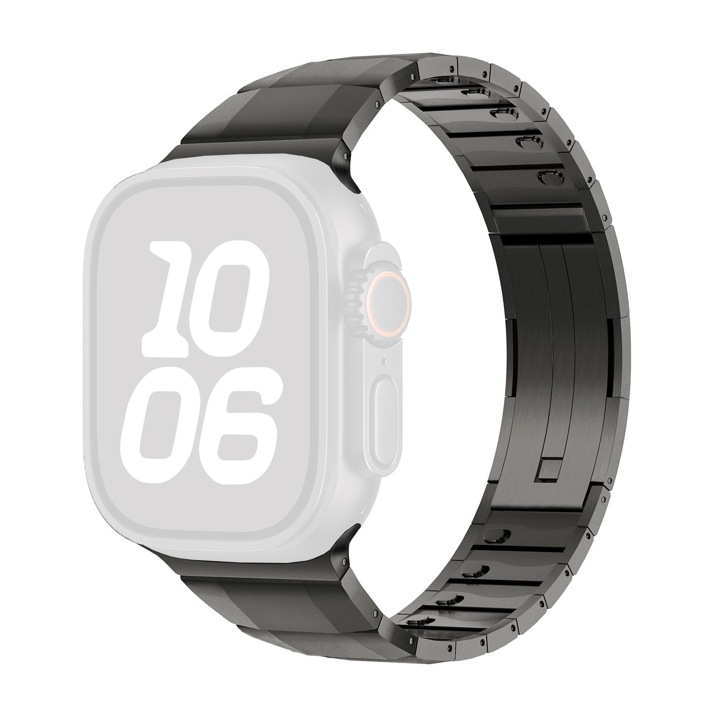 Stainless Steel Watch Band For Apple Watch Series 10 9 8 7 SE 6 5 4 3 2 1 42mm 41mm 40mm 38mm Wrist Strap with Side Buckle Titanium Grey
Stainless Steel Watch Band For Apple Watch Series 10 9 8 7 SE 6 5 4 3 2 1 42mm 41mm 40mm 38mm Wrist Strap with Side Buckle Titanium Grey