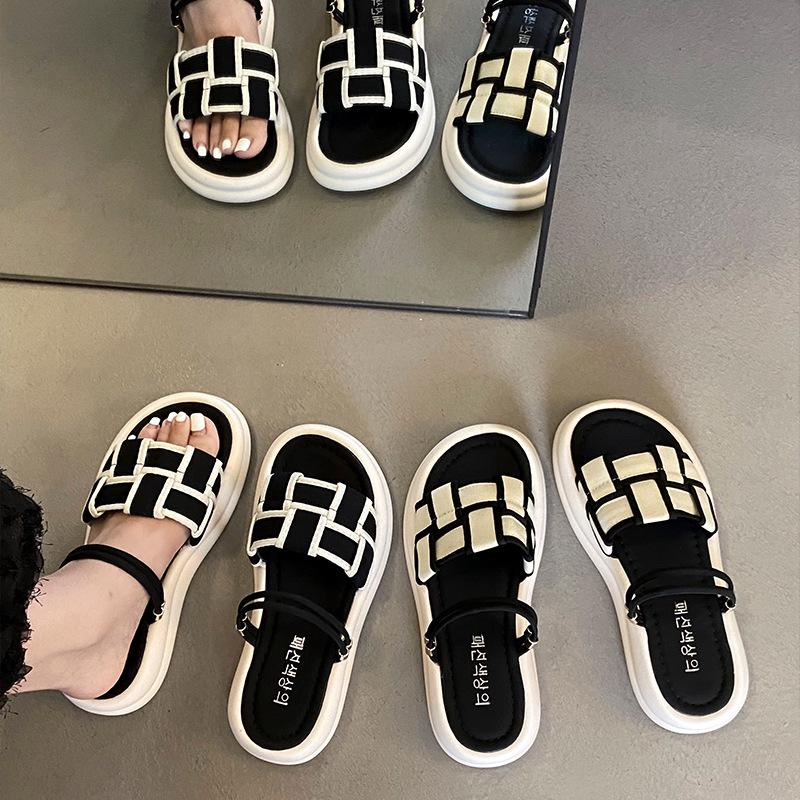 Height-increasing platform slippers women s summer fashion 2025 Xiaoxiangfeng new high-end non-slip beach shoes 40
Height-increasing platform slippers women s summer fashion 2025 Xiaoxiangfeng new high-end non-slip beach shoes 40