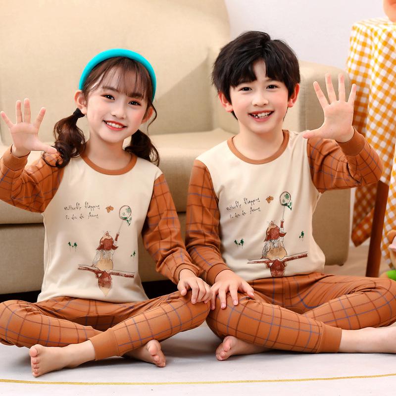 Детский комплект из хлопкового свитера и штанов с рисунком из мультфильма: Осенне-зимние пижамы или домашняя одежда 100cm
Детский комплект из хлопкового свитера и штанов с рисунком из мультфильма: Осенне-зимние пижамы или домашняя одежда 100cm