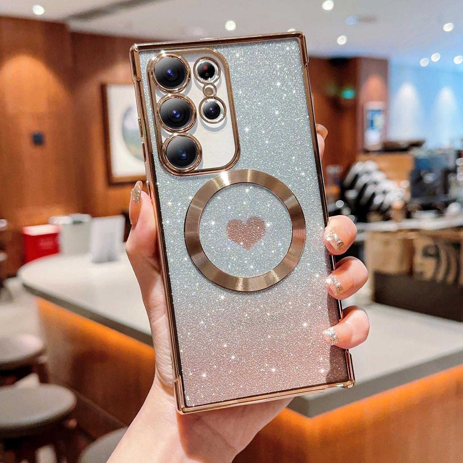 Чехол для Samsung Galaxy S25 Ultra с градиентным блеском из ТПУ, совместимый с MagSafe Gold
Чехол для Samsung Galaxy S25 Ultra с градиентным блеском из ТПУ, совместимый с MagSafe Gold