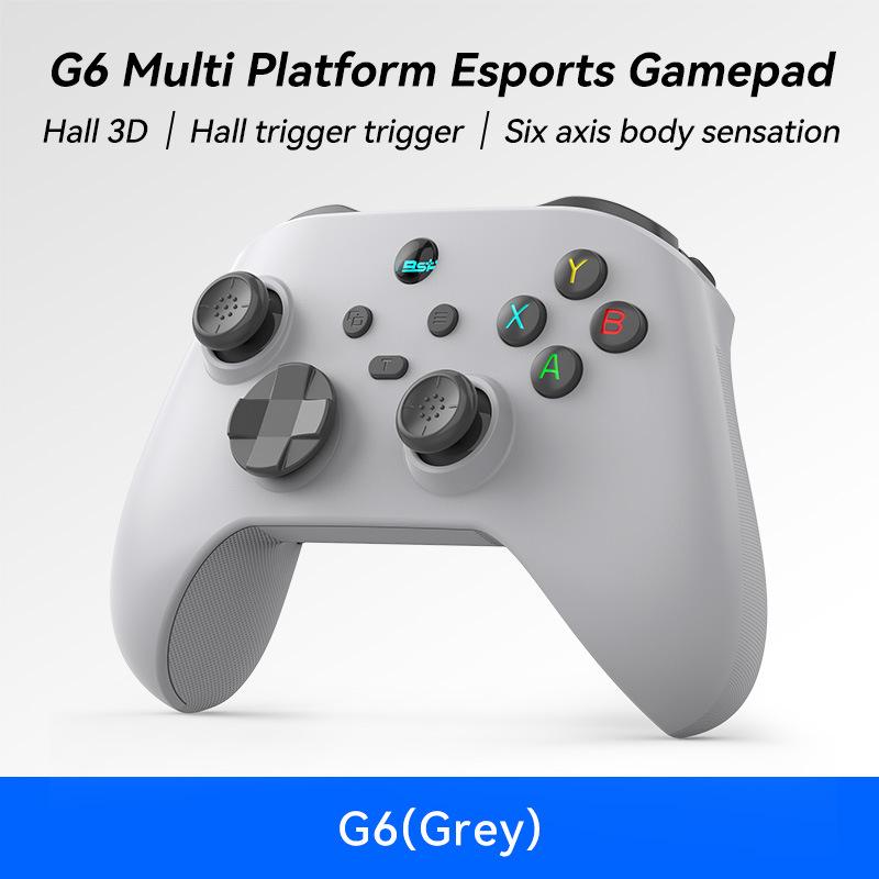 G6 wireless mobile game controller with Hall trigger and Hall joystick supporting switch/pc/android/IOS
G6 wireless mobile game controller with Hall trigger and Hall joystick supporting switch/pc/android/IOS