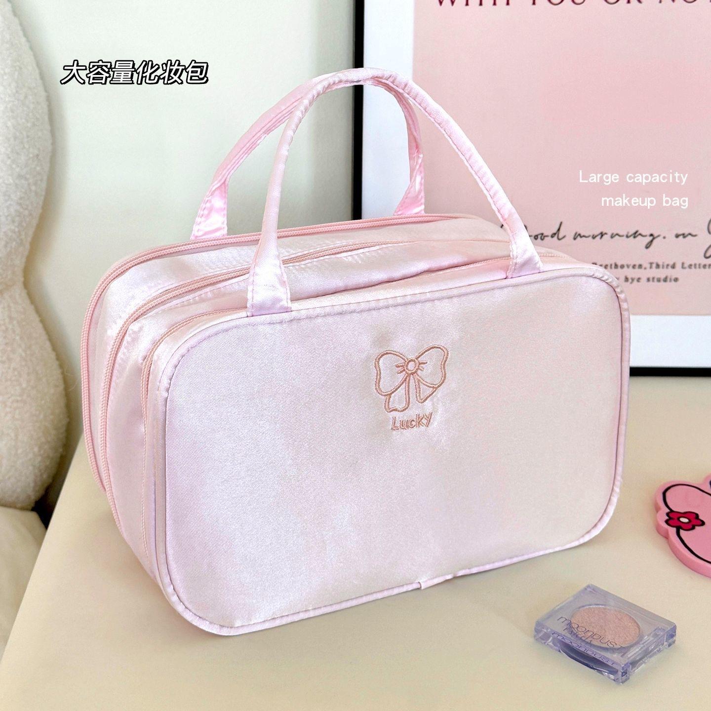 Three-layer Partition Large-capacity Cosmetic Bag Women s New Portable Portable Storage Bag Business Trip Toilet Bag
Three-layer Partition Large-capacity Cosmetic Bag Women s New Portable Portable Storage Bag Business Trip Toilet Bag
