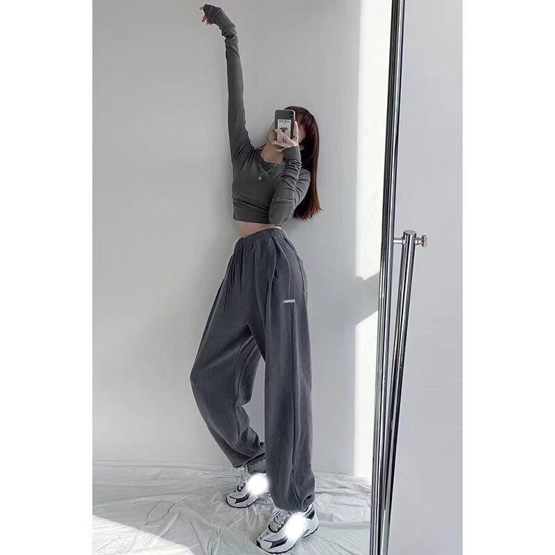 Spring Season Thin High Waist American Letter Loose Sports Pants Women Casual Bottoming Trousers Underwear Women Clothes 2XL
Spring Season Thin High Waist American Letter Loose Sports Pants Women Casual Bottoming Trousers Underwear Women Clothes 2XL