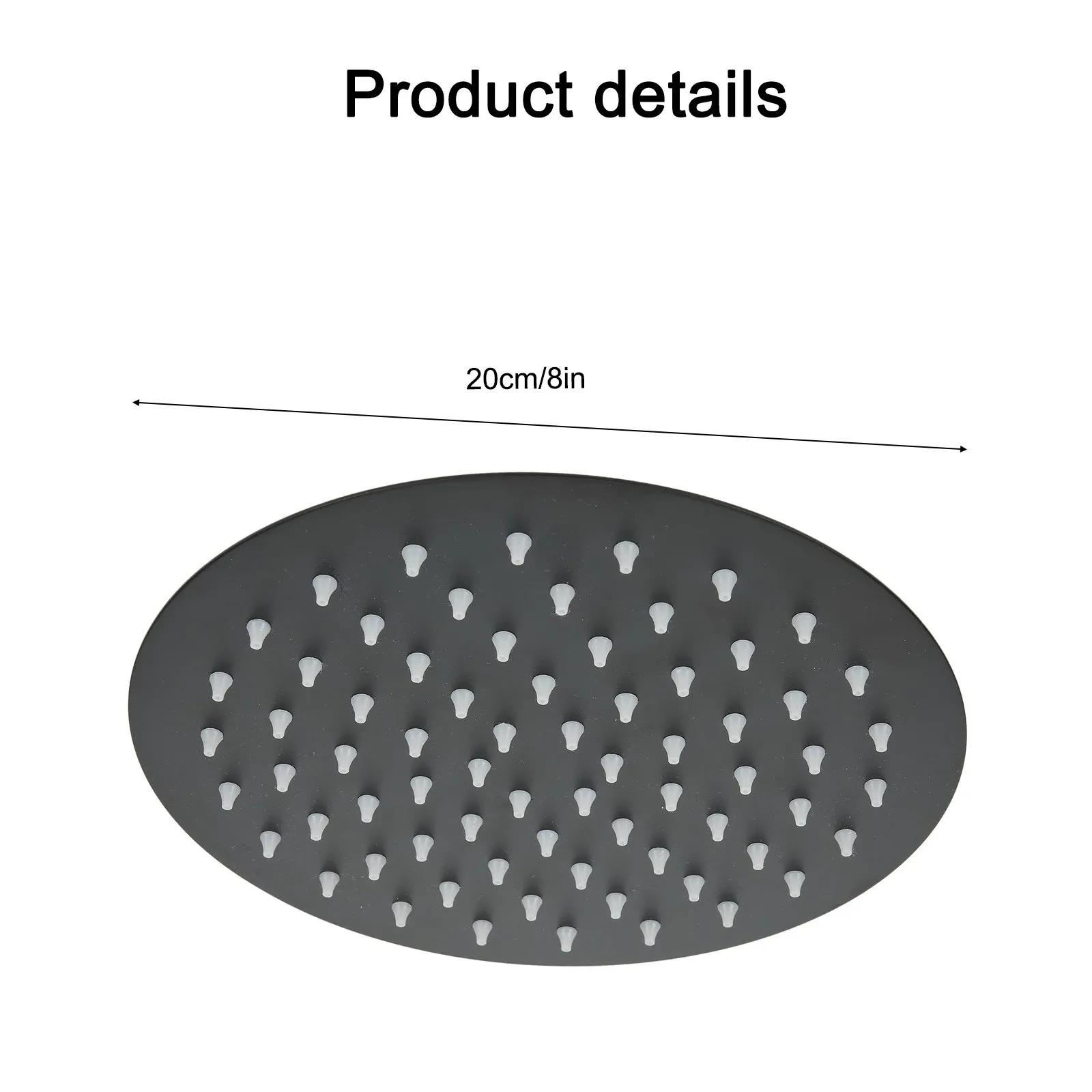 8 Inch Shower Head Bath Connector High Pressure Rain Replacement Shower Swivel Ball Ultra-thin High Quality Parts China Mainland
8 Inch Shower Head Bath Connector High Pressure Rain Replacement Shower Swivel Ball Ultra-thin High Quality Parts China Mainland