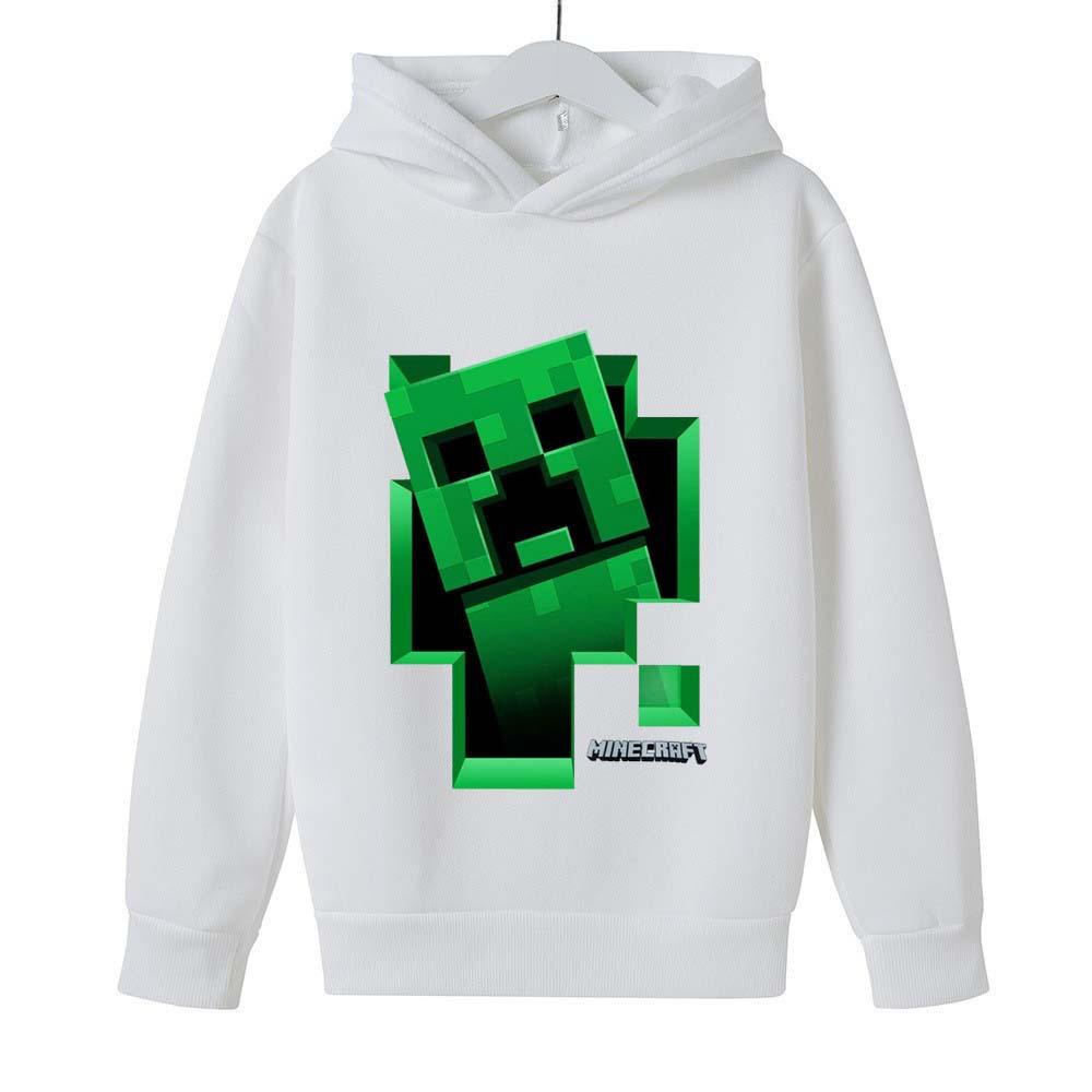 Kids Black Hoodie with Green Pixel Graphic Print, Boys Casual Hooded Sweatshirt, Autumn Winter Warm Pullover 160cm белый
Kids Black Hoodie with Green Pixel Graphic Print, Boys Casual Hooded Sweatshirt, Autumn Winter Warm Pullover 160cm белый