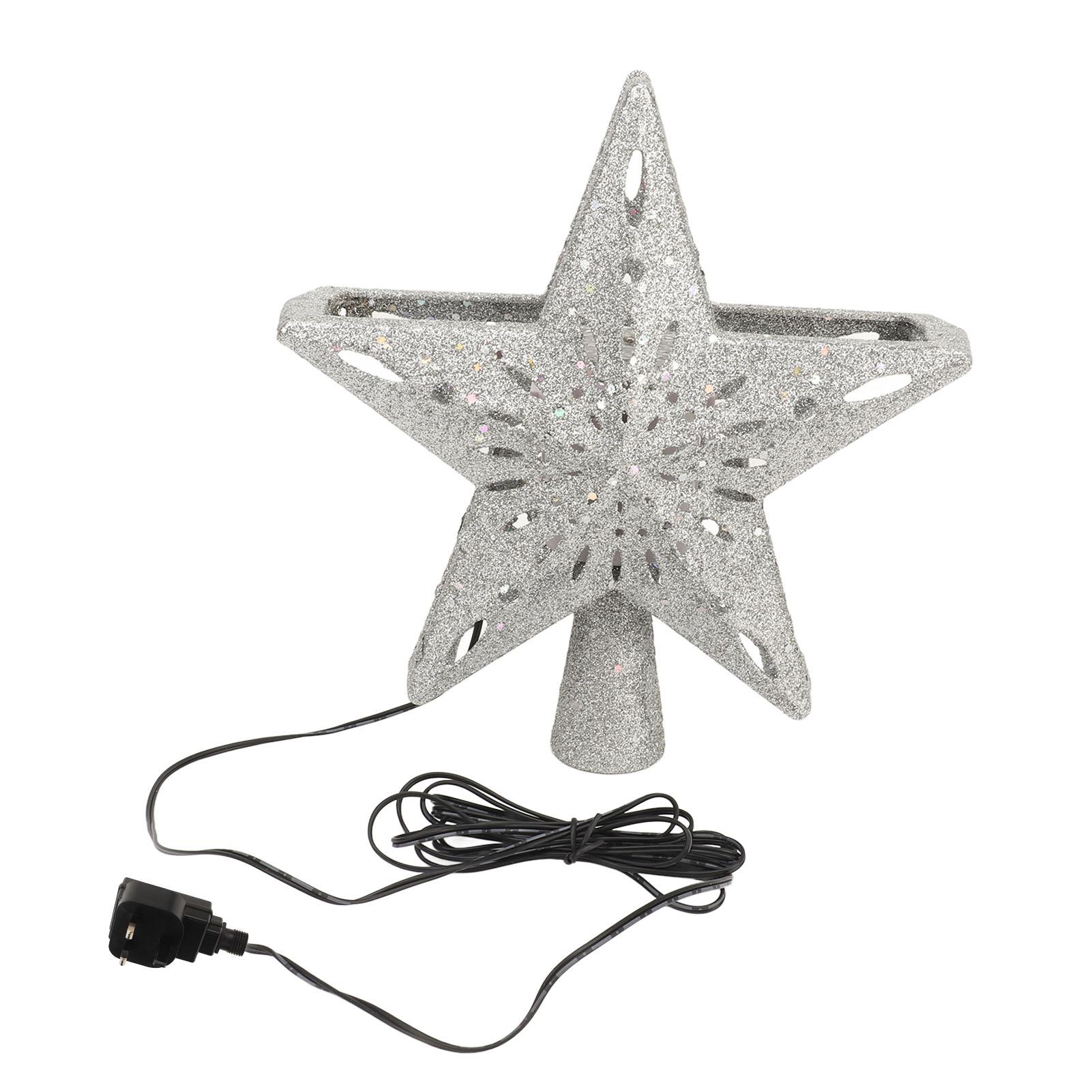 Christmas Tree Topper Lighted with Projector Christmas Star Tree Topper Built in LED Rotating
Christmas Tree Topper Lighted with Projector Christmas Star Tree Topper Built in LED Rotating