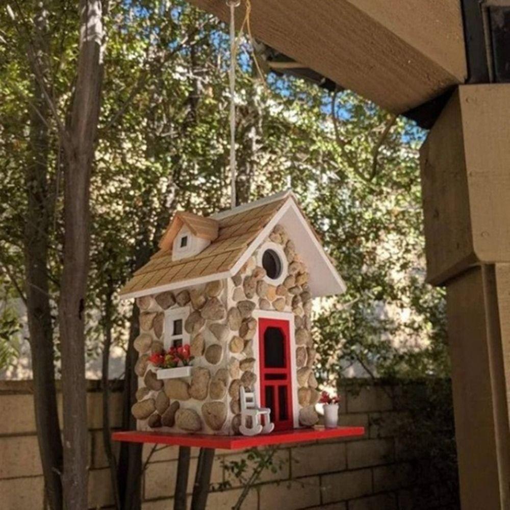 Durable Bird Nest Exquisite Garden Bird Villas Pet Supplies Bird House Wild Pigeons House
Durable Bird Nest Exquisite Garden Bird Villas Pet Supplies Bird House Wild Pigeons House