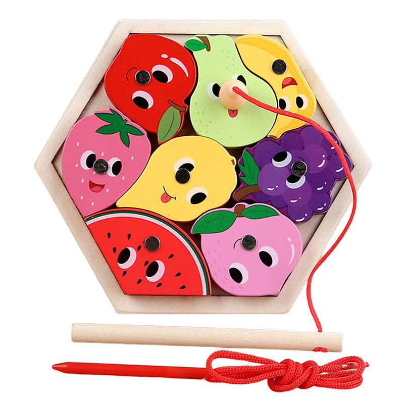Montessori Wooden Magnetic Fishing Toys Marine Life Cognition Games Early Educational Toy For Kids Parent-Child Interactive
Montessori Wooden Magnetic Fishing Toys Marine Life Cognition Games Early Educational Toy For Kids Parent-Child Interactive