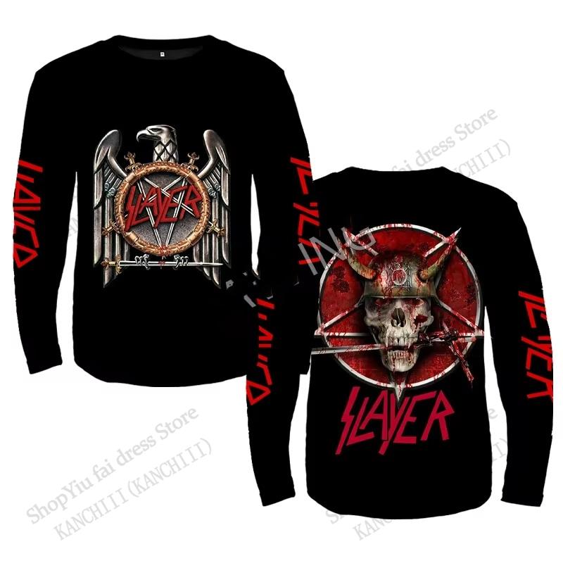 Рок гурт Slayer 3D принт футболка з довгим рукавом та круглим вирізом чоловіча жіноча мода оверсайз топи футболки металева футболка чоловічий одяг череп S
Рок гурт Slayer 3D принт футболка з довгим рукавом та круглим вирізом чоловіча жіноча мода оверсайз топи футболки металева футболка чоловічий одяг череп S