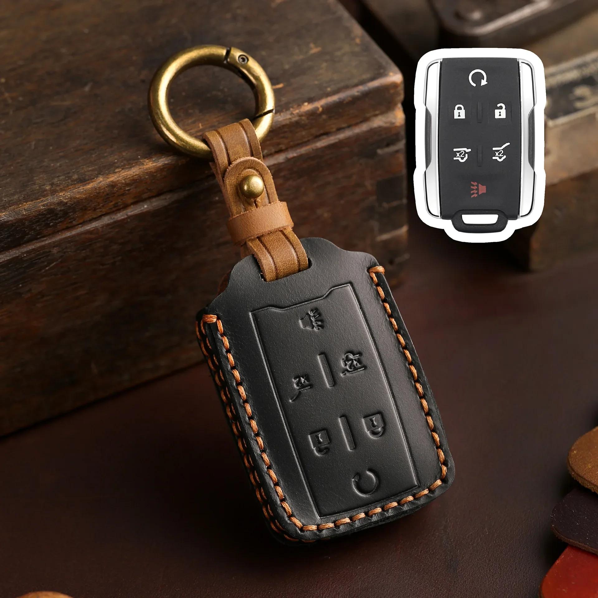 Car Key Case for GMC Canyon Sierra Yukon Chevrolet Silverado Colorado Tahoe Suburban Remote Leather Cover Shell Protector Holder
Car Key Case for GMC Canyon Sierra Yukon Chevrolet Silverado Colorado Tahoe Suburban Remote Leather Cover Shell Protector Holder