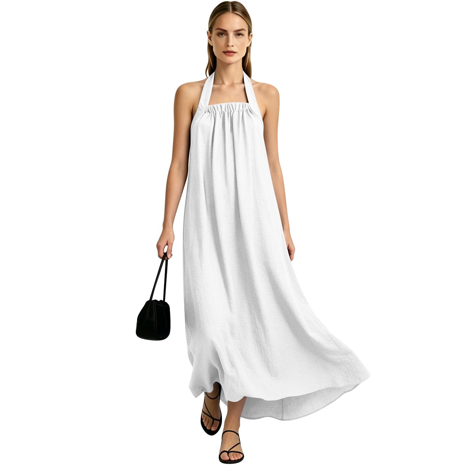 Summer Dresses Loose V Neck Sleeveless Sundresses Swimsuit Coverup With Pockets XL
Summer Dresses Loose V Neck Sleeveless Sundresses Swimsuit Coverup With Pockets XL