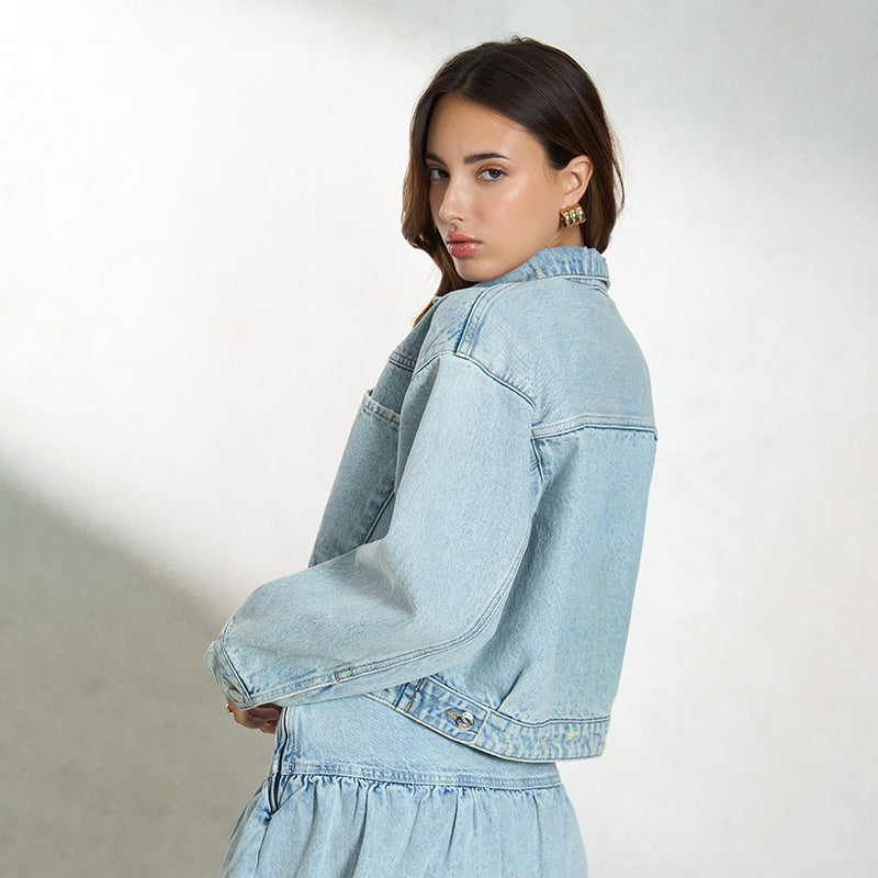 Virgio Women Waist Length Length Regular Relaxed Fit Fit Shirt Collar Jacket S синій
Virgio Women Waist Length Length Regular Relaxed Fit Fit Shirt Collar Jacket S синій