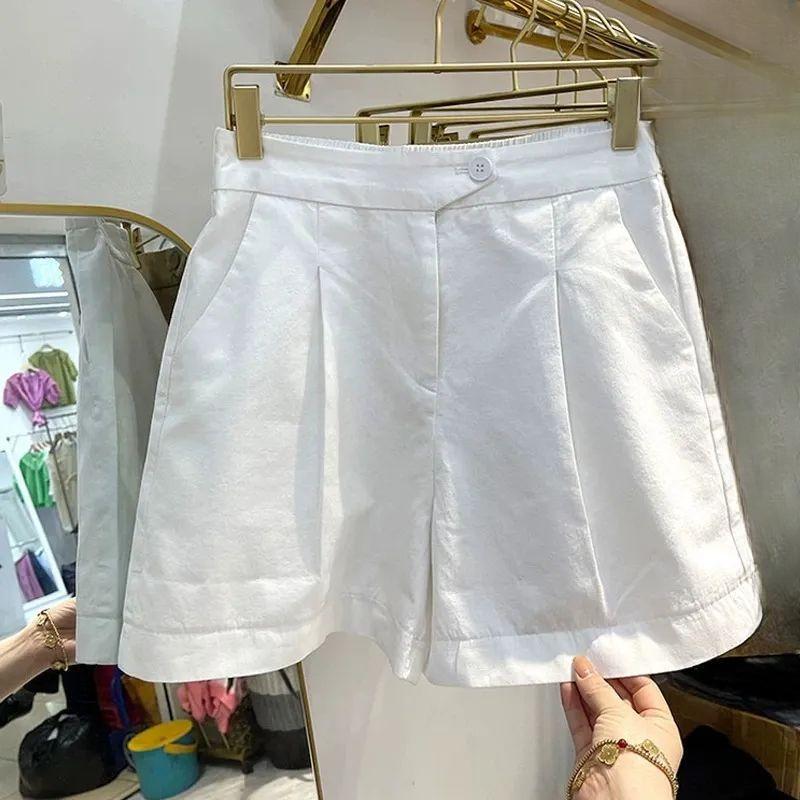 Большие размеры летние тонкие повседневные шорты для полных девушек, которые выглядят стройными, с грушевидной формой тела, свободные широкие брюки с завязками на пятке 4XL