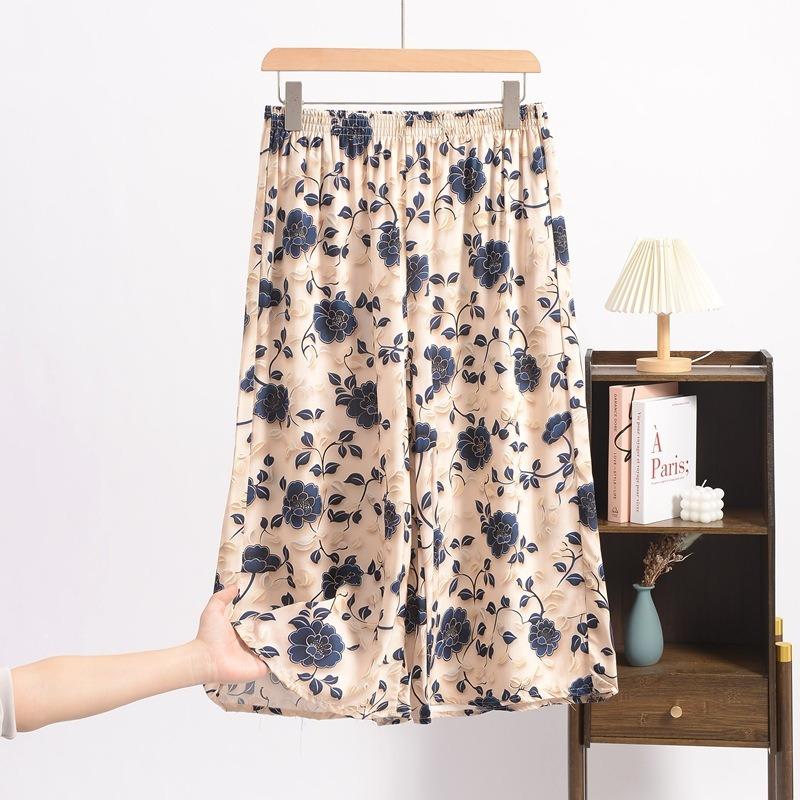 Женские летние тонкие свободные брюки большого размера из вискозного шелка, семь пляжных брюк для отдыха 6XL
Женские летние тонкие свободные брюки большого размера из вискозного шелка, семь пляжных брюк для отдыха 6XL