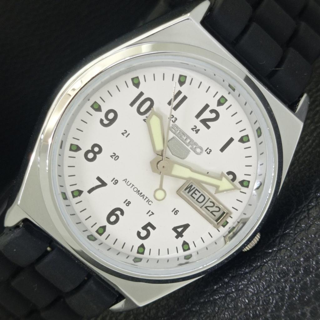 AUTOMATIC VINTAGE REFURBISHED SEIKO 5 6309A JAPAN MENS WHITE WATCH a441759-1 Sk-a441759
AUTOMATIC VINTAGE REFURBISHED SEIKO 5 6309A JAPAN MENS WHITE WATCH a441759-1 Sk-a441759