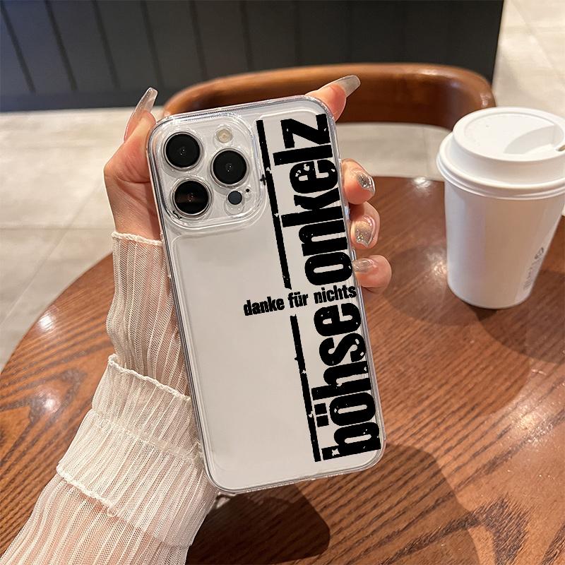 Band Böhse Onke Phone Case for iPhone 17 Air 16 15 14 13 12 11 Pro Max Plus Mini X 8 7 Soft Transparent Cover Fundas Accessory iPhone 13Mini
Band Böhse Onke Phone Case for iPhone 17 Air 16 15 14 13 12 11 Pro Max Plus Mini X 8 7 Soft Transparent Cover Fundas Accessory iPhone 13Mini