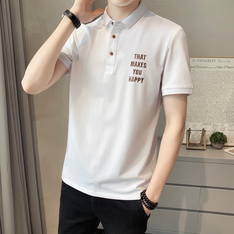 2022 Men s Hong Kong Style Printed Polo Shirt - Trendy Summer Short Sleeve Lapel Tee XL білий
2022 Men s Hong Kong Style Printed Polo Shirt - Trendy Summer Short Sleeve Lapel Tee XL білий