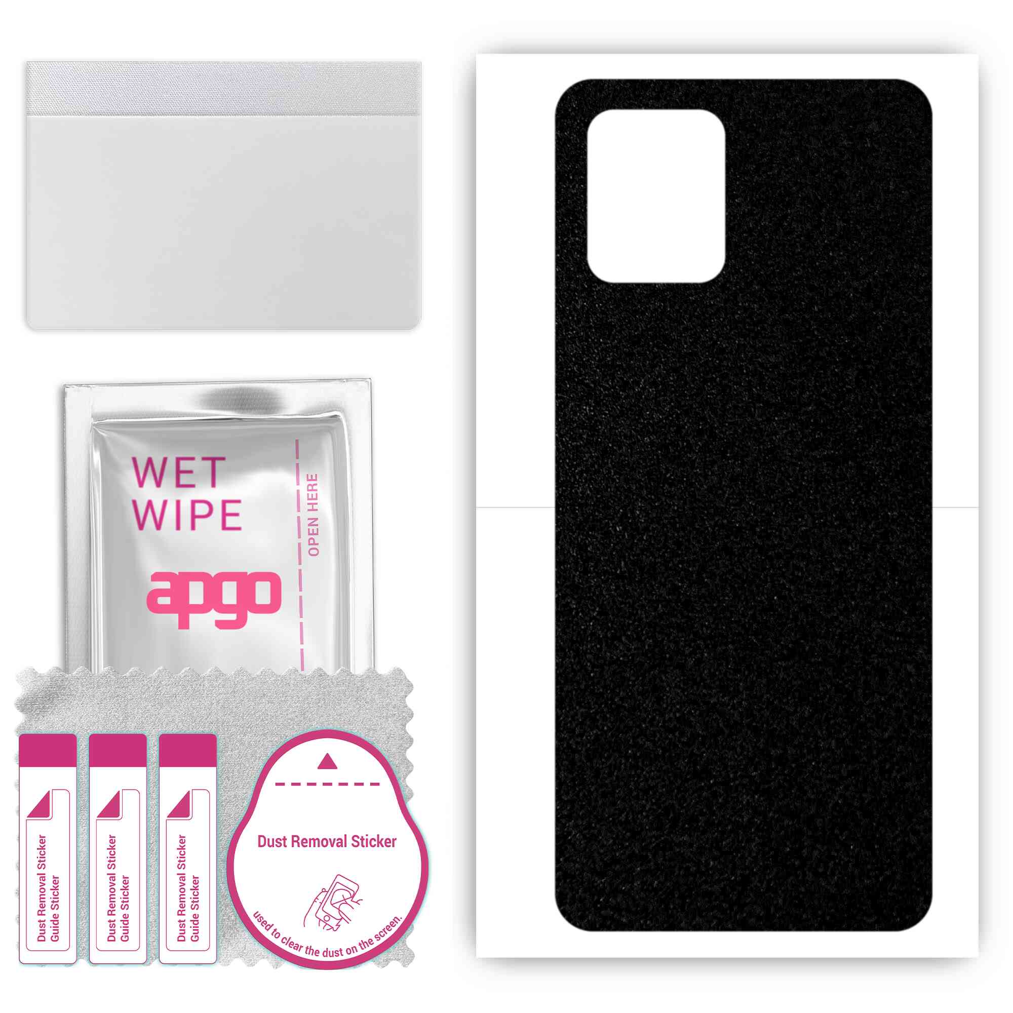apgo Protective Skin Sticker for the back compatible with Vivo Y15C, Wrap Film, Foil, Vinyl - Pattern Matte Black
apgo Protective Skin Sticker for the back compatible with Vivo Y15C, Wrap Film, Foil, Vinyl - Pattern Matte Black