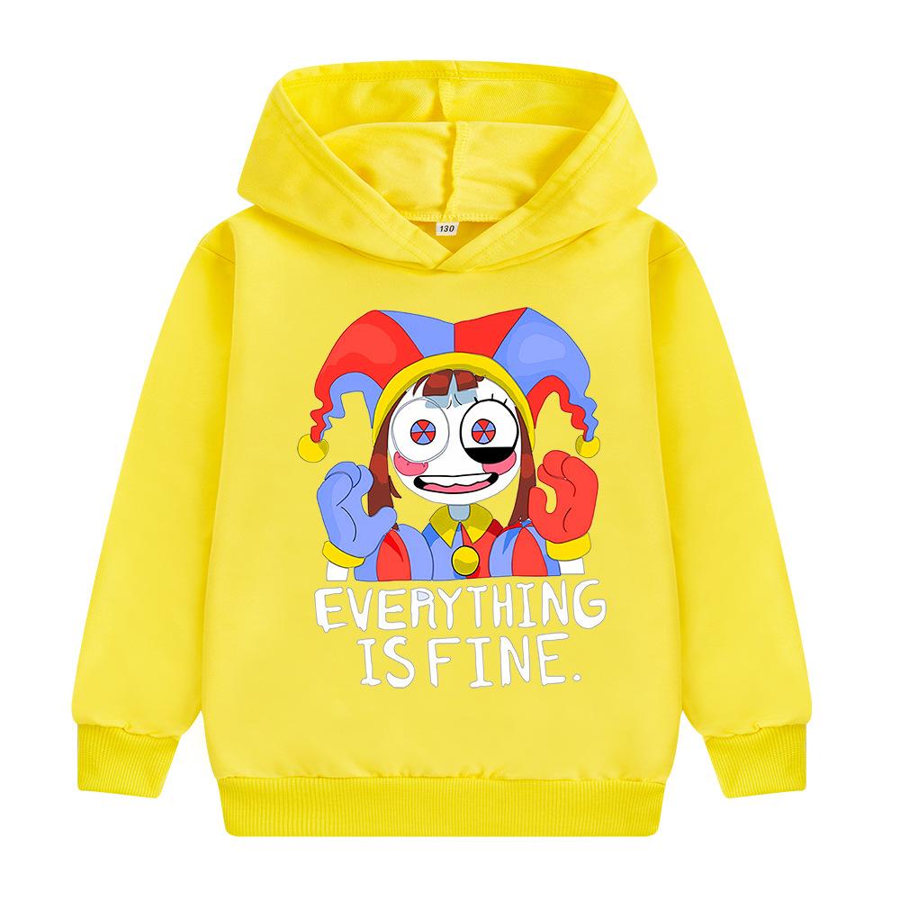 Детская толстовка с длинным рукавом и теплым начесом с забавным принтом «Удивительный цифровой цирк» для девочек, модная на осень и зиму, мягкое худи 100
Детская толстовка с длинным рукавом и теплым начесом с забавным принтом «Удивительный цифровой цирк» для девочек, модная на осень и зиму, мягкое худи 100