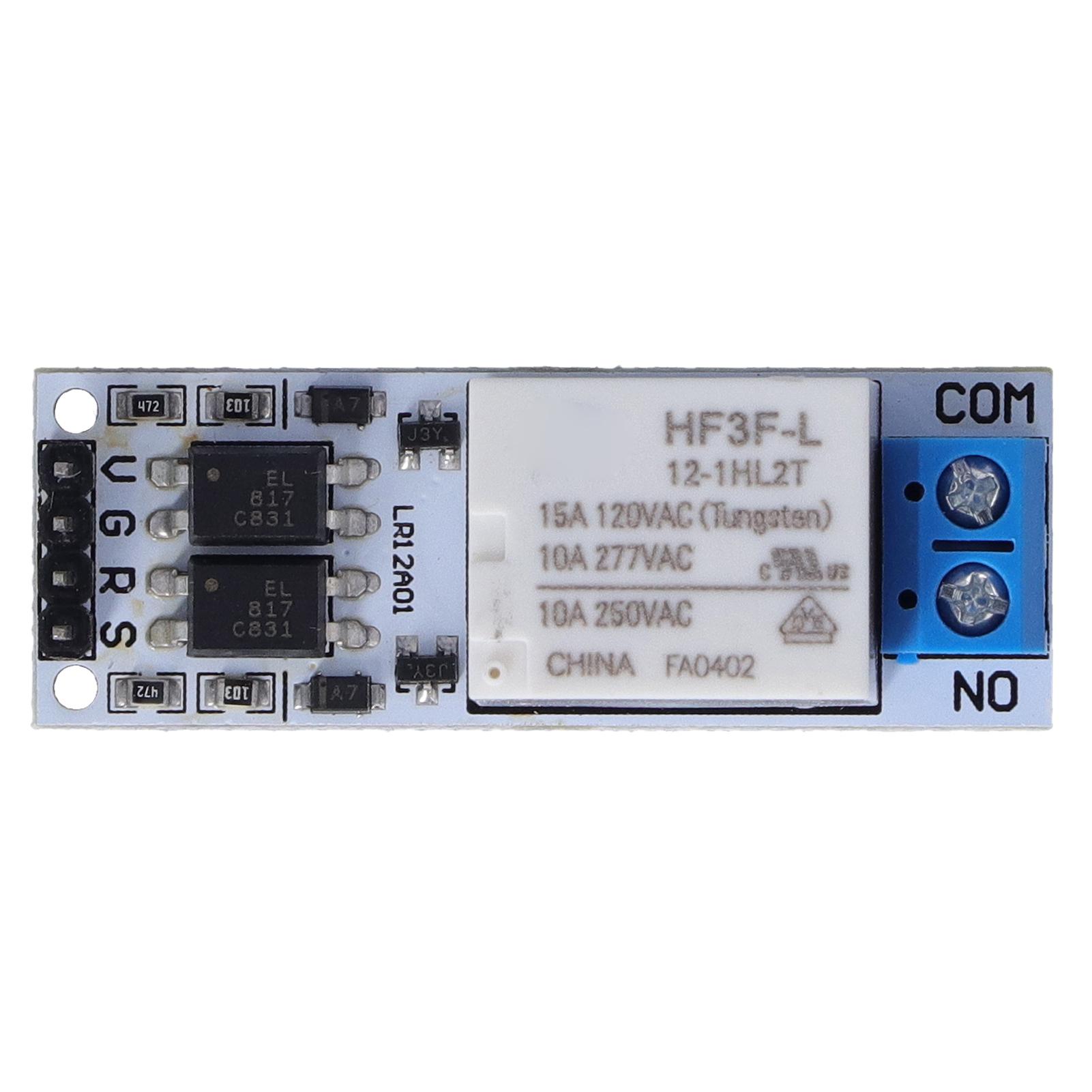 Latching Relay Module Hold Switch Bistable Self Locking Flip Flop Board DC12V 10A LR12A01
Latching Relay Module Hold Switch Bistable Self Locking Flip Flop Board DC12V 10A LR12A01