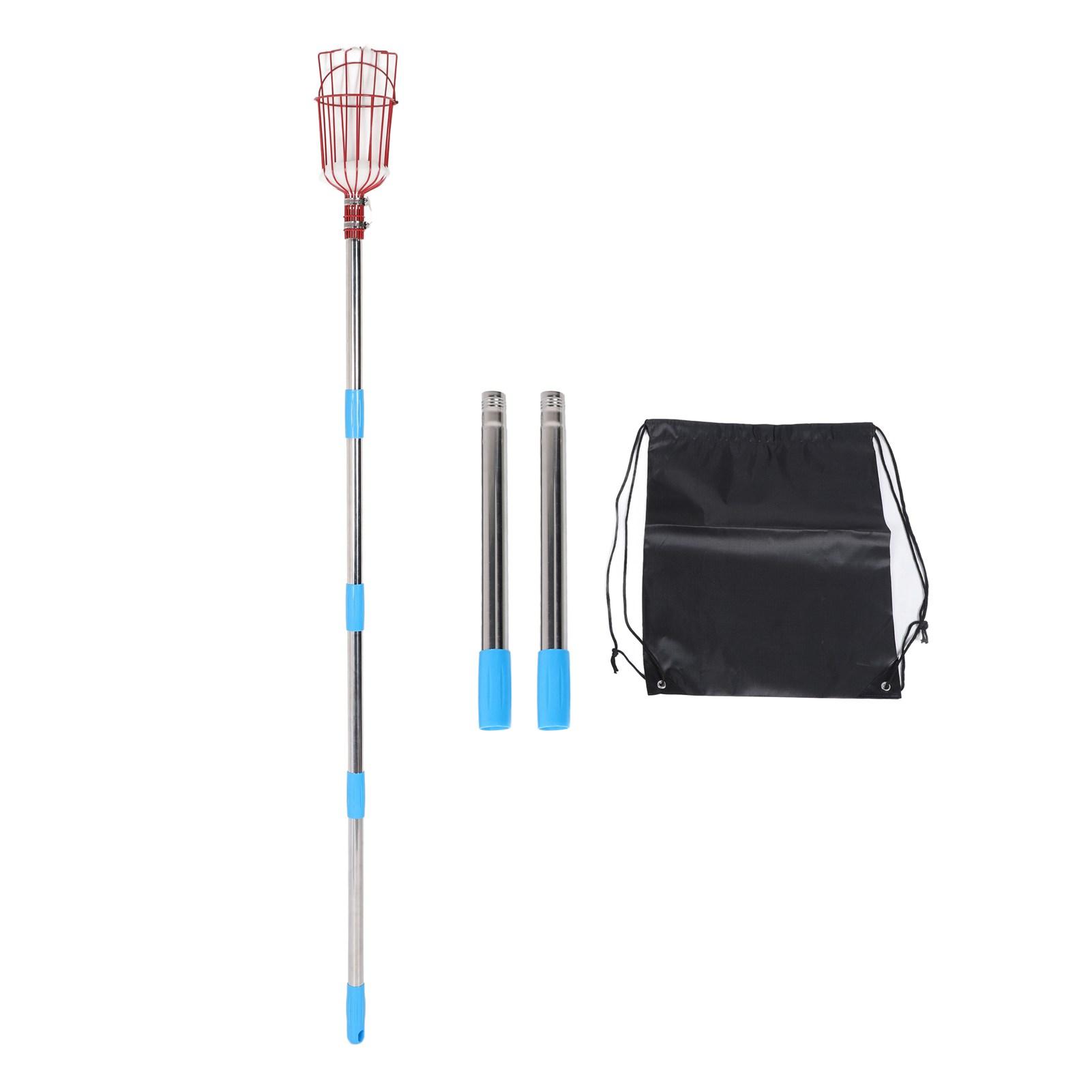 Fruit Picker Tool Multifunctional Stainless Steel Durable Rustproof Apple Orange Fruits Catcher 4 Sections
Fruit Picker Tool Multifunctional Stainless Steel Durable Rustproof Apple Orange Fruits Catcher 4 Sections