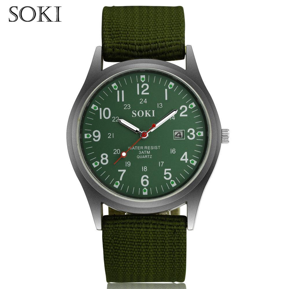 SOKI Men s Canvas Watch - Sports, Casual, Fashion, Calendar Feature, Ideal for Students
SOKI Men s Canvas Watch - Sports, Casual, Fashion, Calendar Feature, Ideal for Students