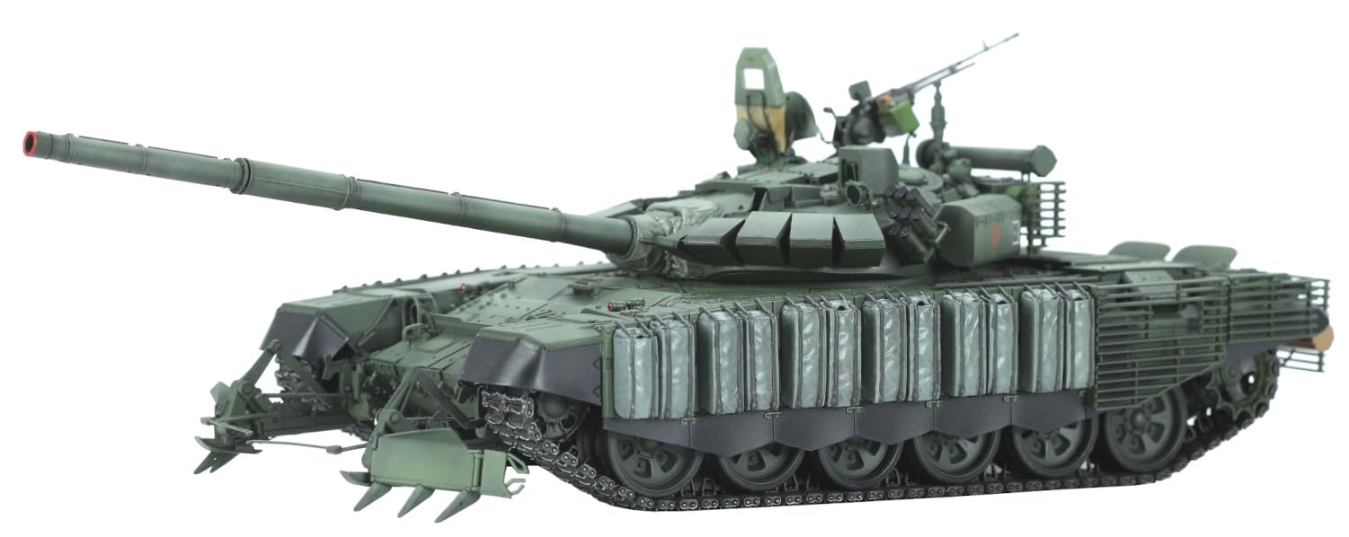 GSI Creos Meng Model Российский основной боевой танк с системой разминирования Пластиковый модельный набор MTS053 Окрашенный в массе 1/35 Т-72Б3М КМТ-8
GSI Creos Meng Model Российский основной боевой танк с системой разминирования Пластиковый модельный набор MTS053 Окрашенный в массе 1/35 Т-72Б3М КМТ-8