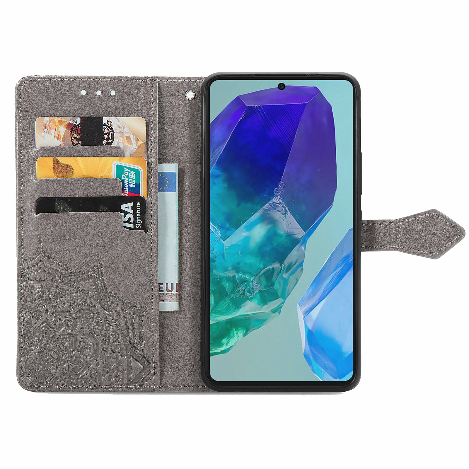 For Samsung Galaxy A16 5G/A16 4G Case Mandala Embossed Design Leather Wallet Phone Cover Dark Purple
For Samsung Galaxy A16 5G/A16 4G Case Mandala Embossed Design Leather Wallet Phone Cover Dark Purple