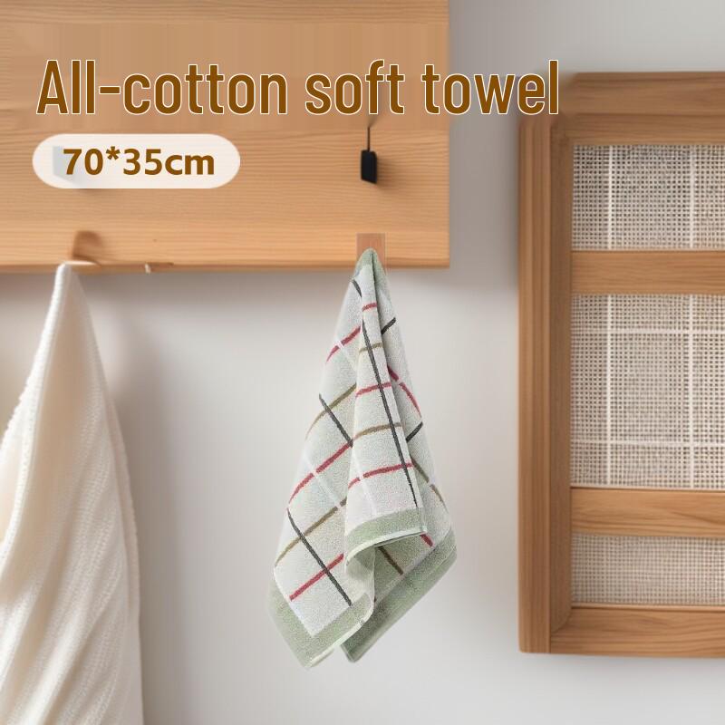 Gold Number 100% Cotton Grade A Lint-Free Face Towel - Soft, Absorbent, Skin-Friendly & Breathable for Adult Home Use. 70*35 cm зелений
Gold Number 100% Cotton Grade A Lint-Free Face Towel - Soft, Absorbent, Skin-Friendly & Breathable for Adult Home Use. 70*35 cm зелений