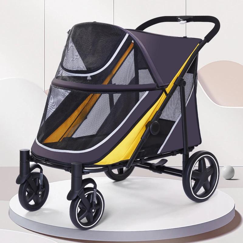 Pet Travel Dog Stroller with Large Cart Space 60KG Load-Bearing Lightweight Folding for Dogs and Hello бежевый
Pet Travel Dog Stroller with Large Cart Space 60KG Load-Bearing Lightweight Folding for Dogs and Hello бежевый
