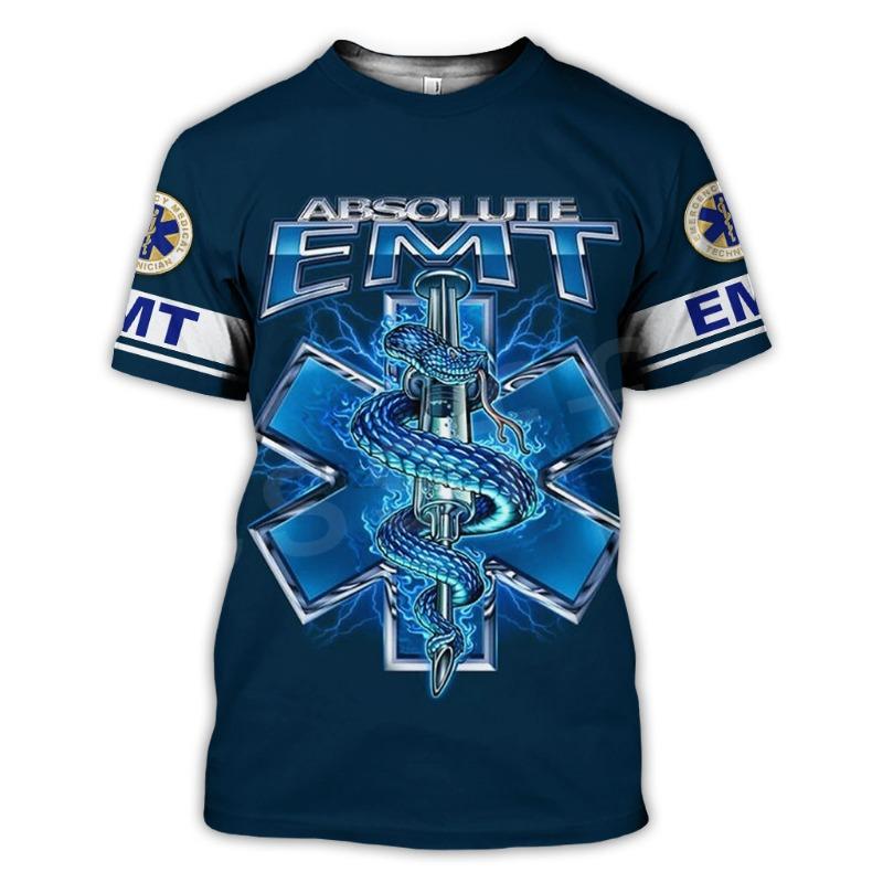 Tessffel Emergency Medical Service Technician EMT EMS Paramedic Hero New Fashion Unisex Casual 3DPrint Футболки з короткими рукавами s-3 M
Tessffel Emergency Medical Service Technician EMT EMS Paramedic Hero New Fashion Unisex Casual 3DPrint Футболки з короткими рукавами s-3 M