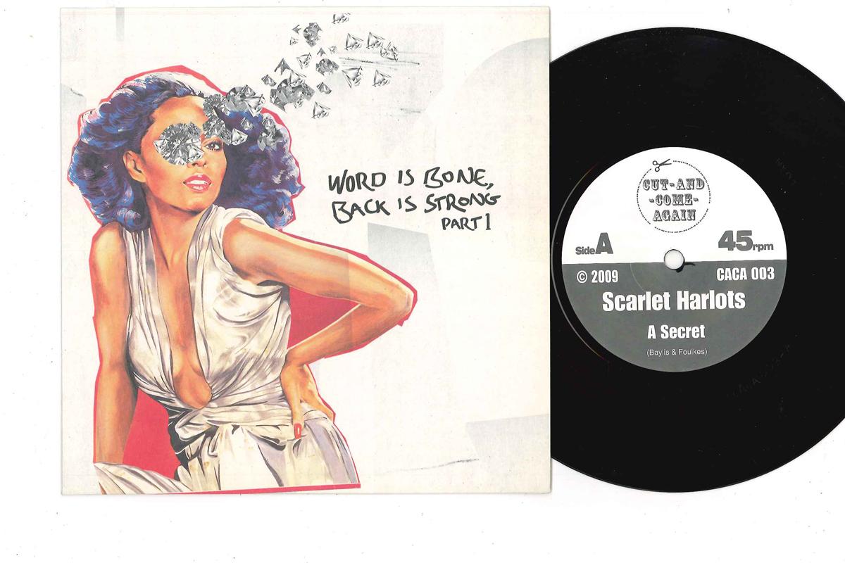 7inch Record SCARLET HARLOTS - Word Is Bone, Back Is Strong Part 1 CACA003 CUT AND COME AG 2009 UK Rock Used
7inch Record SCARLET HARLOTS - Word Is Bone, Back Is Strong Part 1 CACA003 CUT AND COME AG 2009 UK Rock Used
