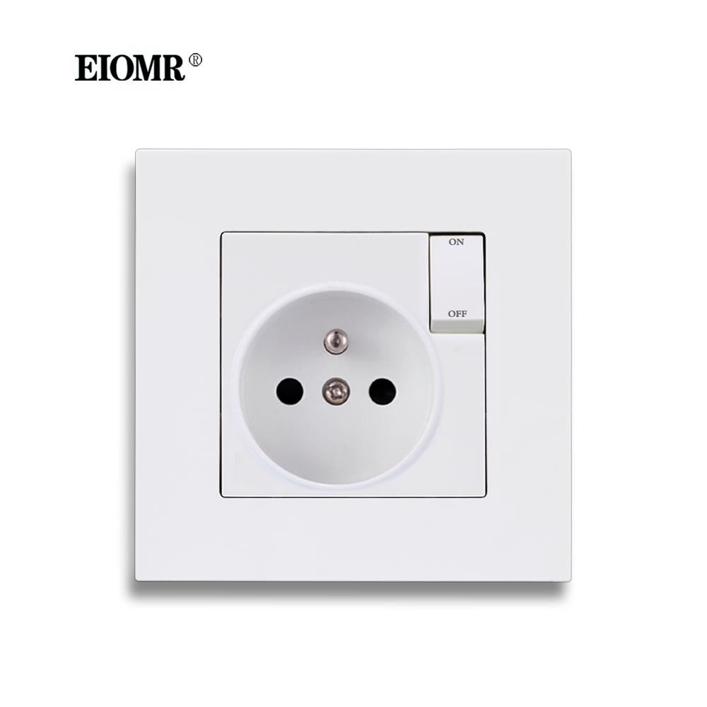 EIOMR ЄС Французький Стандартний Настінний Розетковий Блок 86 * 86 мм Багато Нових Стилів Панелей Розетка з Вилкою 250В 16А з 1 Клавішним 1-стороннім Домашнім Вимикачем White
EIOMR ЄС Французький Стандартний Настінний Розетковий Блок 86 * 86 мм Багато Нових Стилів Панелей Розетка з Вилкою 250В 16А з 1 Клавішним 1-стороннім Домашнім Вимикачем White