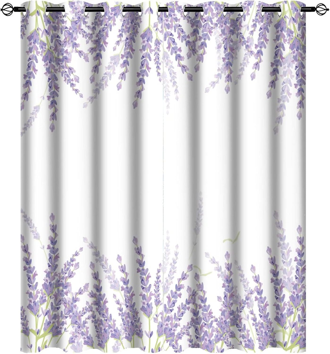 Lavender Flower Curtains Spring Purple Floral Curtain Girl Women Bedroom Living Room Bathroom Window Treatment Drapes Decor Made Of Polyester W100*H130(CM)-Grommet top&2PCS
Lavender Flower Curtains Spring Purple Floral Curtain Girl Women Bedroom Living Room Bathroom Window Treatment Drapes Decor Made Of Polyester W100*H130(CM)-Grommet top&2PCS