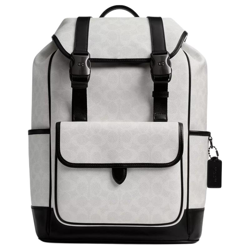 COACH League 29 Classic Iconic Print Flap Contrast Coated Canvas Backpack Large Men s Black with White чорний
COACH League 29 Classic Iconic Print Flap Contrast Coated Canvas Backpack Large Men s Black with White чорний