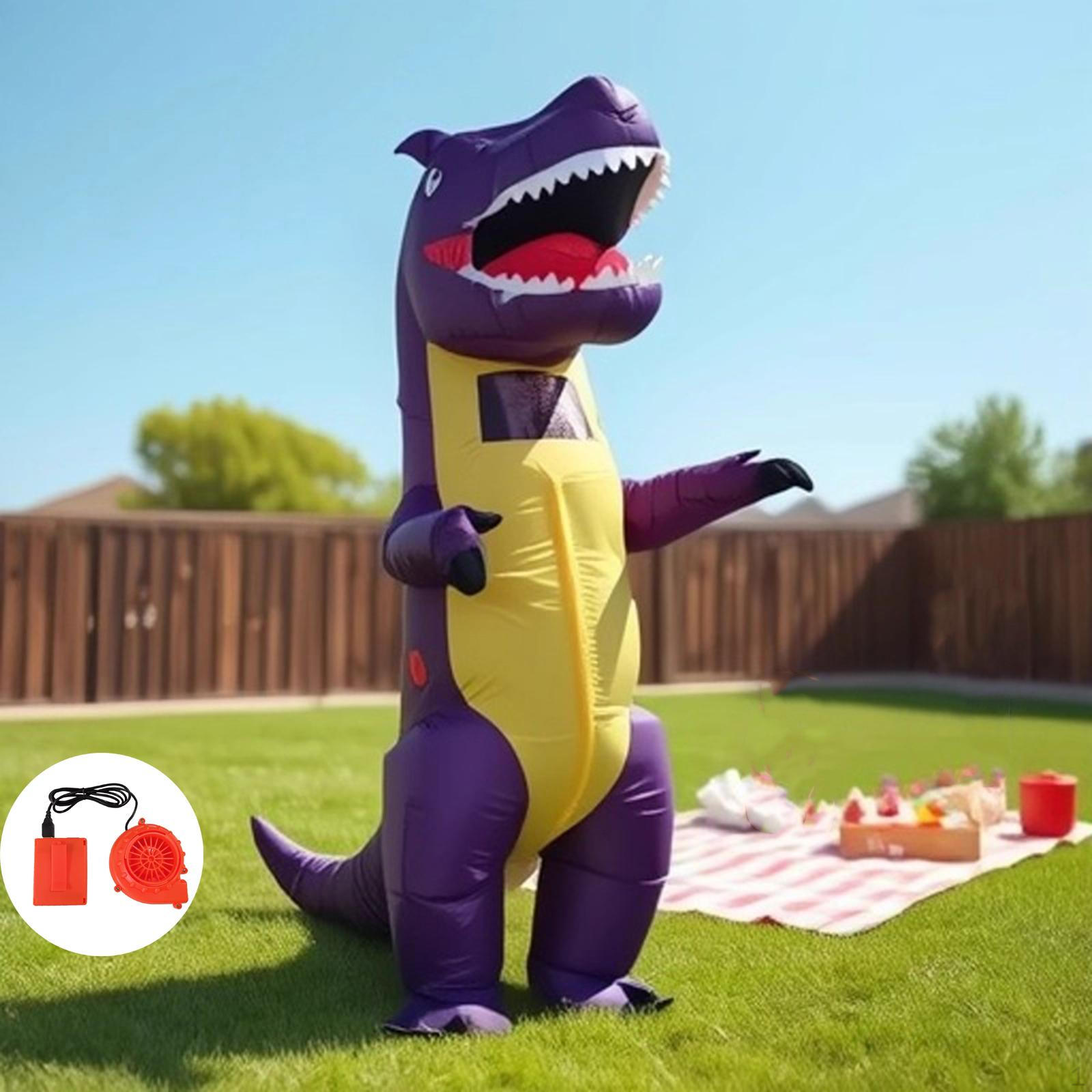 Надувной костюм динозавра для взрослых, маскарадный костюм, подарки для вечеринки
Надувной костюм динозавра для взрослых, маскарадный костюм, подарки для вечеринки