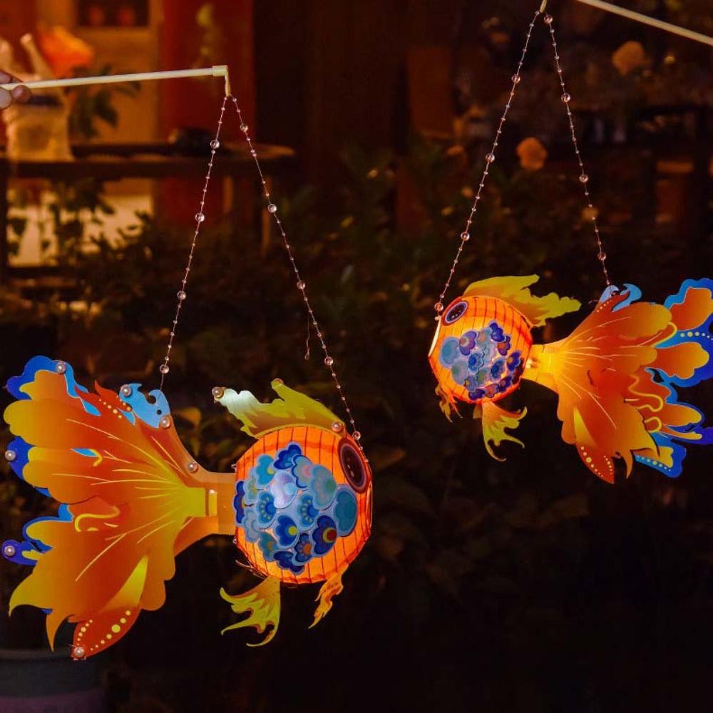 Handheld Mid-Autumn Festival Lamp DIY Material Bag Koi Fish Handmade Lantern Kids Orange Small
Handheld Mid-Autumn Festival Lamp DIY Material Bag Koi Fish Handmade Lantern Kids Orange Small