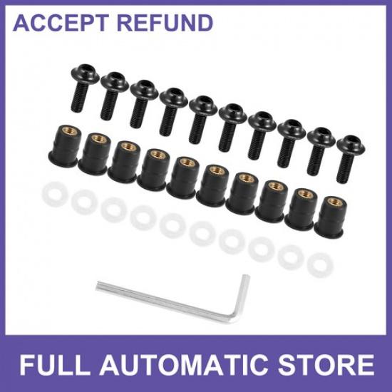 TEN M5 Motorcycle Windscreen Screws Fairing Windscreen Screws Bolt Universal
TEN M5 Motorcycle Windscreen Screws Fairing Windscreen Screws Bolt Universal