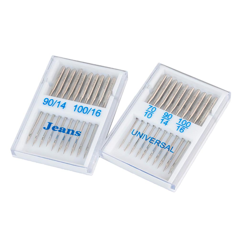 20Pcs Sewing Machine Needles Jeans Universal Regular Point 70/10 90/14 100/16 Sewing Needle for Home Sewing Machine Accessories
20Pcs Sewing Machine Needles Jeans Universal Regular Point 70/10 90/14 100/16 Sewing Needle for Home Sewing Machine Accessories