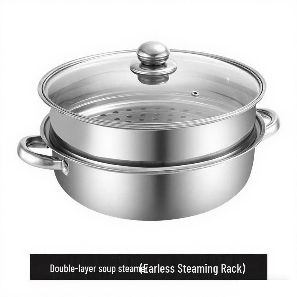 28CM Stainless Steel Multi-Layer Steamer and Soup Pot Rinse type 28cm
28CM Stainless Steel Multi-Layer Steamer and Soup Pot Rinse type 28cm