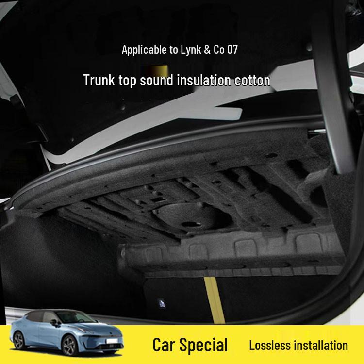 Lynk & Co 07 Trunk Sound & Heat Insulation Lining for Noise Reduction
Lynk & Co 07 Trunk Sound & Heat Insulation Lining for Noise Reduction
