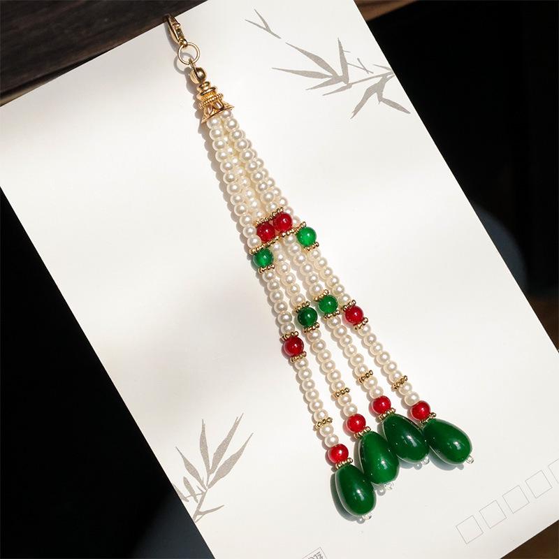 Tassel Pendant Hanfu Style DIY Detachable Jewelry Charm for Hairpins and Fans
Tassel Pendant Hanfu Style DIY Detachable Jewelry Charm for Hairpins and Fans