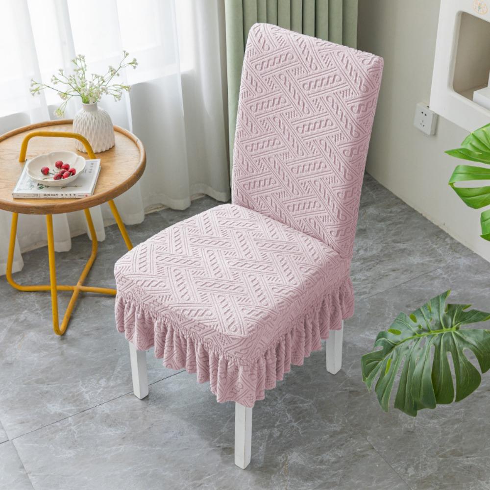 Stretchable Chair Covers Skirt Style Universal Dining Seat Cushion Set with Backrest for Home 1pc
Stretchable Chair Covers Skirt Style Universal Dining Seat Cushion Set with Backrest for Home 1pc
